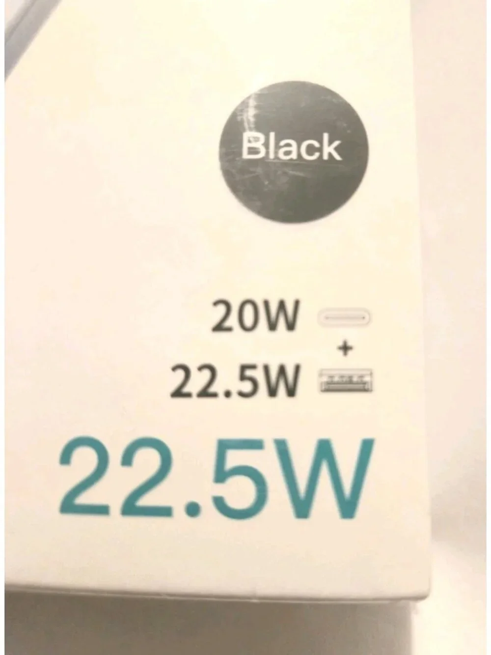 TOTU 10,000mAh Dual-Wire Black Power Bank 22.5W Fast Charging Factory Sealed